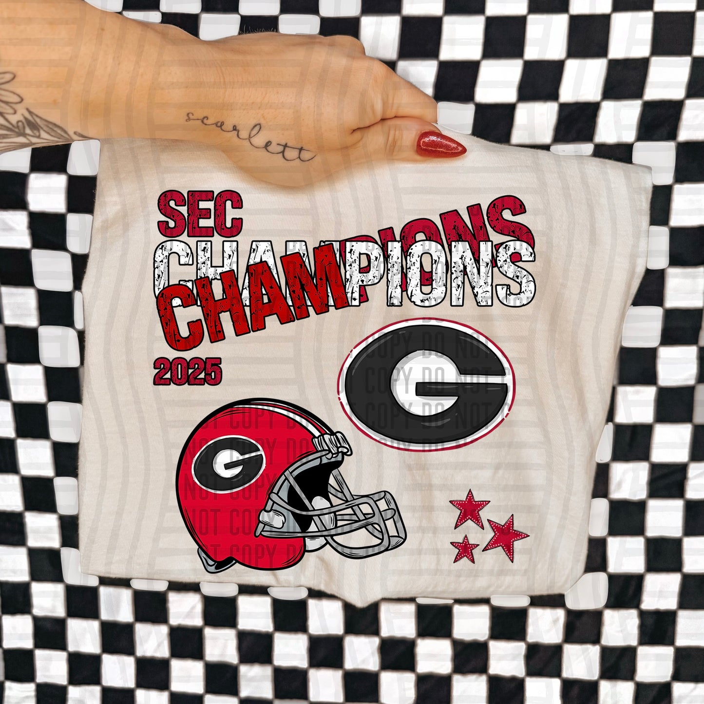2025 Georgia Bulldogs SEC Champions 07201