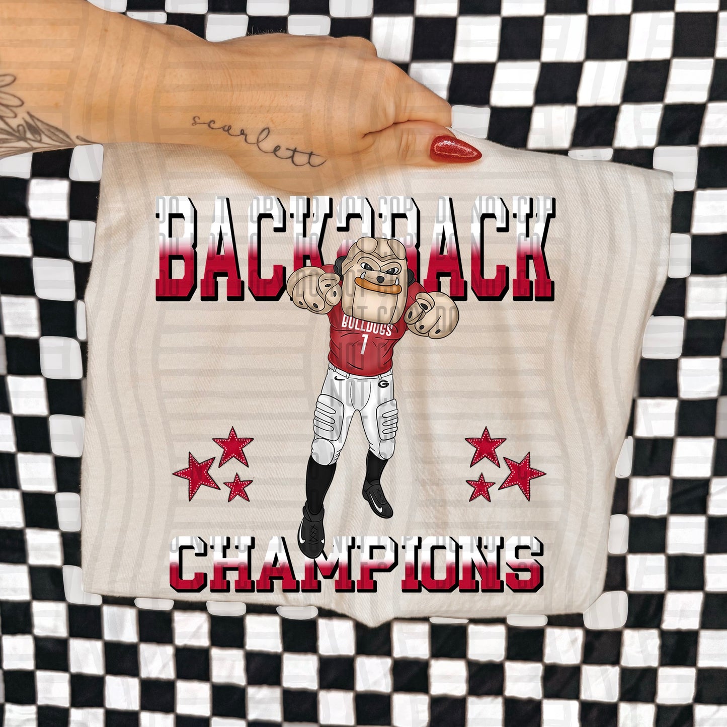 2025 Georgia Bulldogs Back to Back SEC Champions 07203