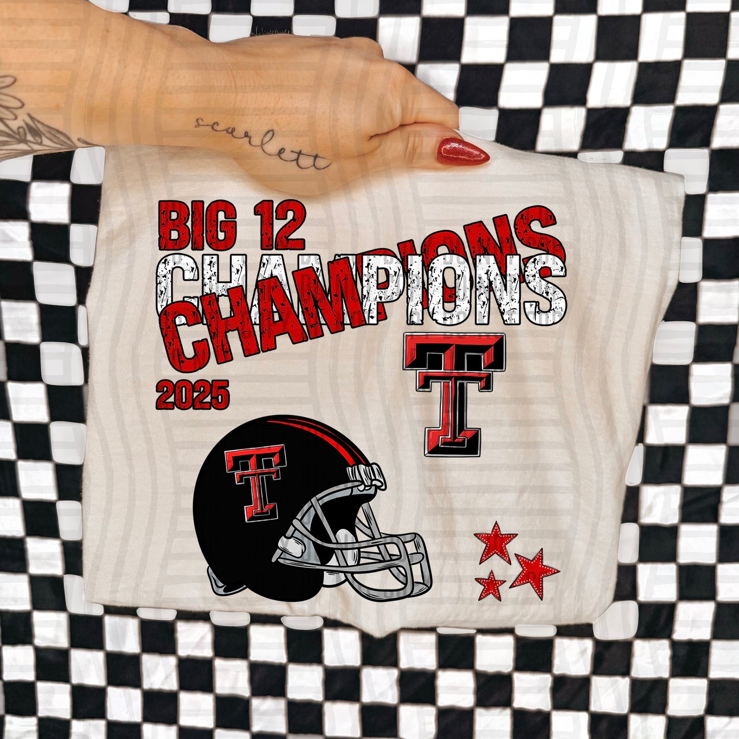 2025 Texas Tech Red Raiders Big 12 Champions 07191
