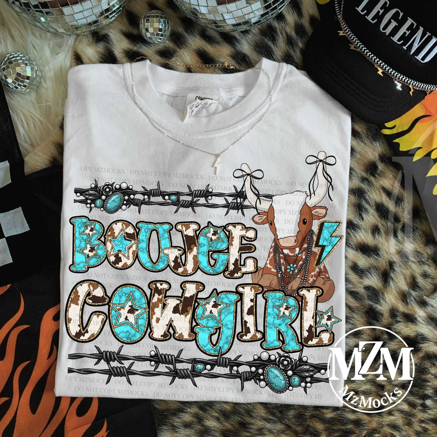 Turquoise Boujee Cowgirl 07260