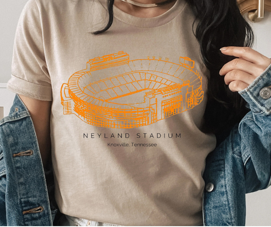 Neyland Stadium Tennessee DTF Transfer 06012