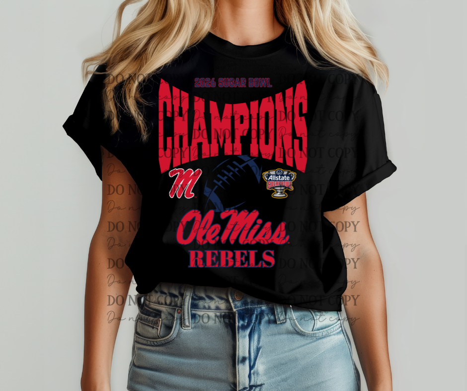 Sugar Bowl Champions Ole Miss Rebels 07523
