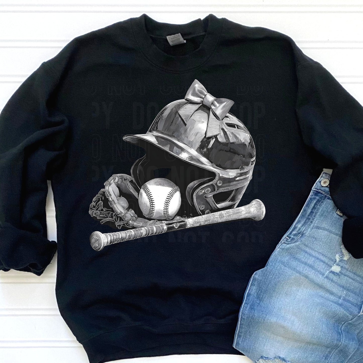 Softball Grayscale 07495
