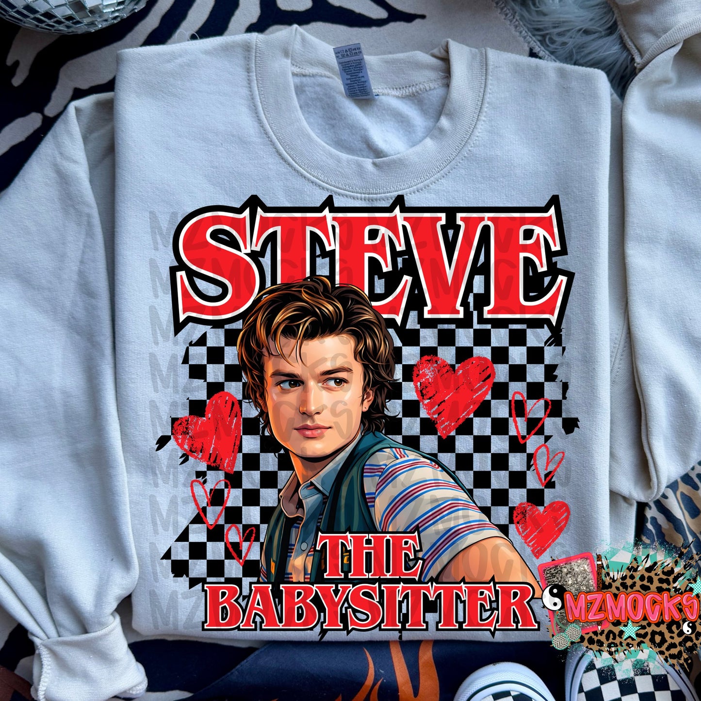Steve the Babysitter Valentine Stranger Things 07537