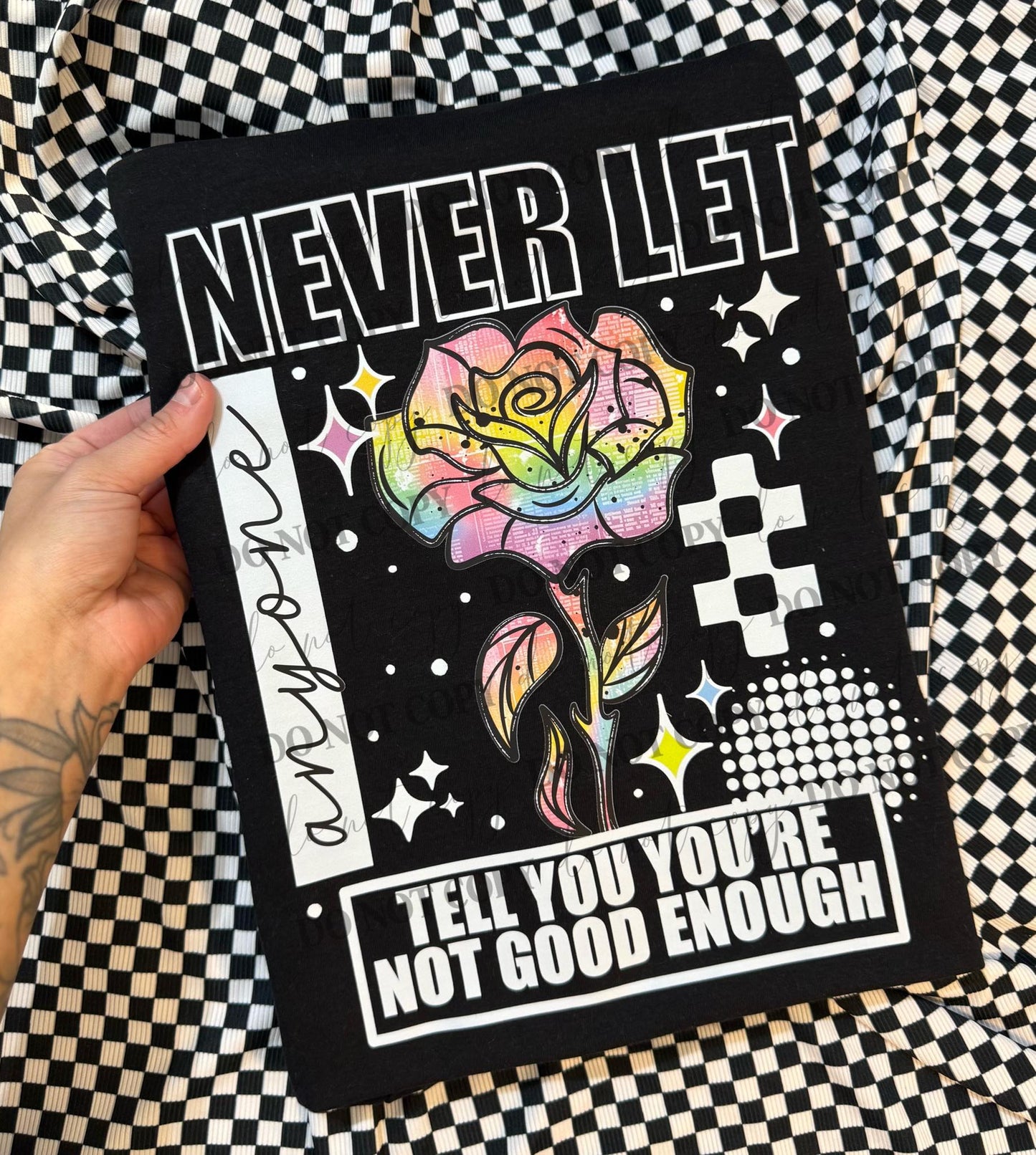 Never Let Anyone Tell You You're Not Good Enough White 07581
