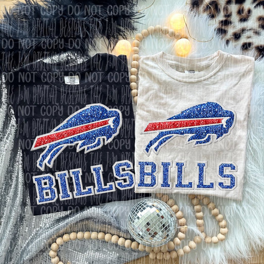 Faux Bling Pro Football Teams (Choose Yours) 07567