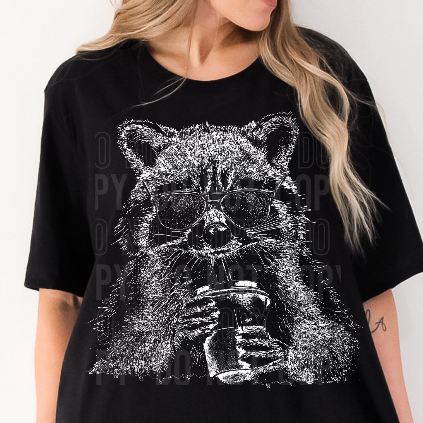 Racoon Sketch 07218