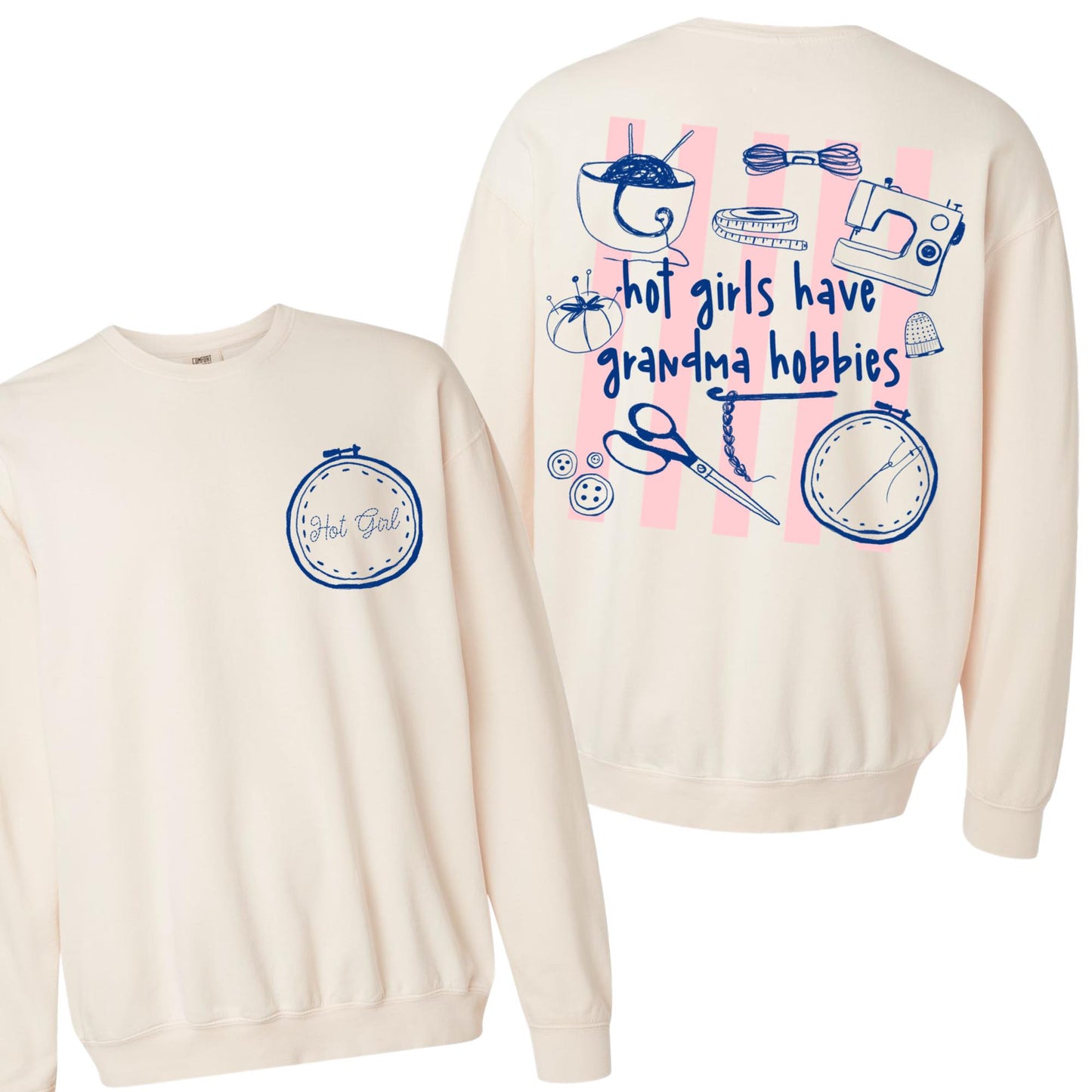 Hot Girls Have Grandma Hobbies (Pocket Included) 07420