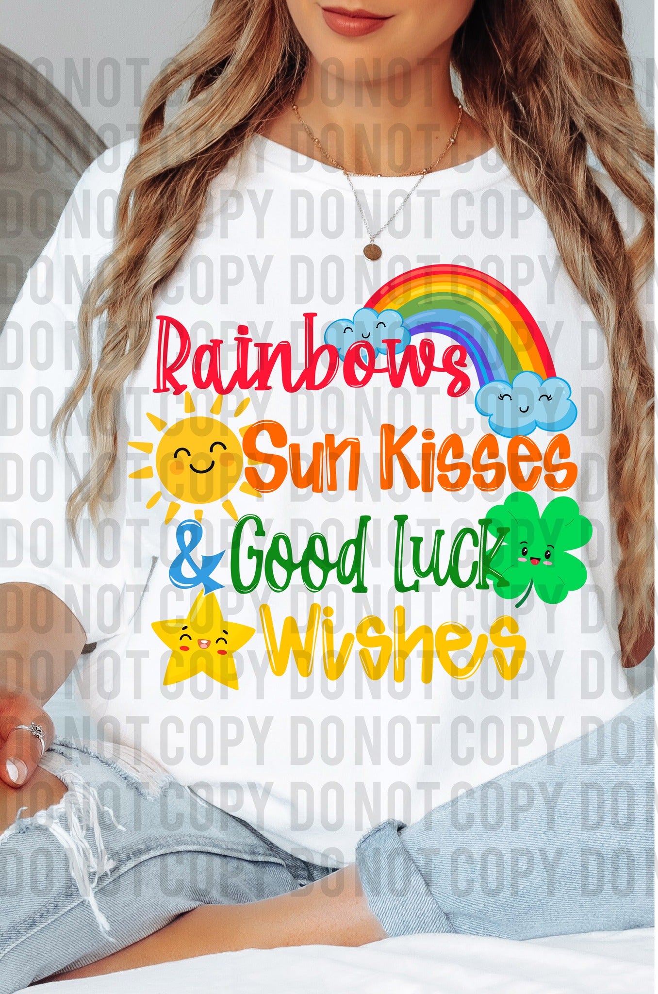 Rainbows Sun Kisses Good Luck Wishes 07406