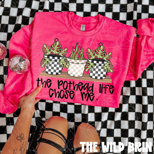 The Pothead Life Chose Me Black 07750