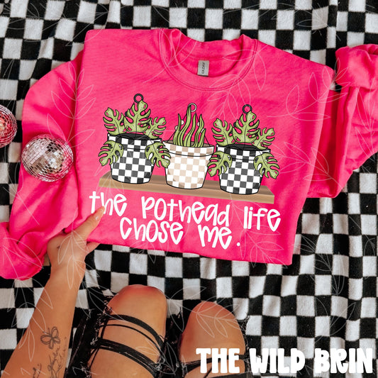 The Pothead Life Chose Me White 07749