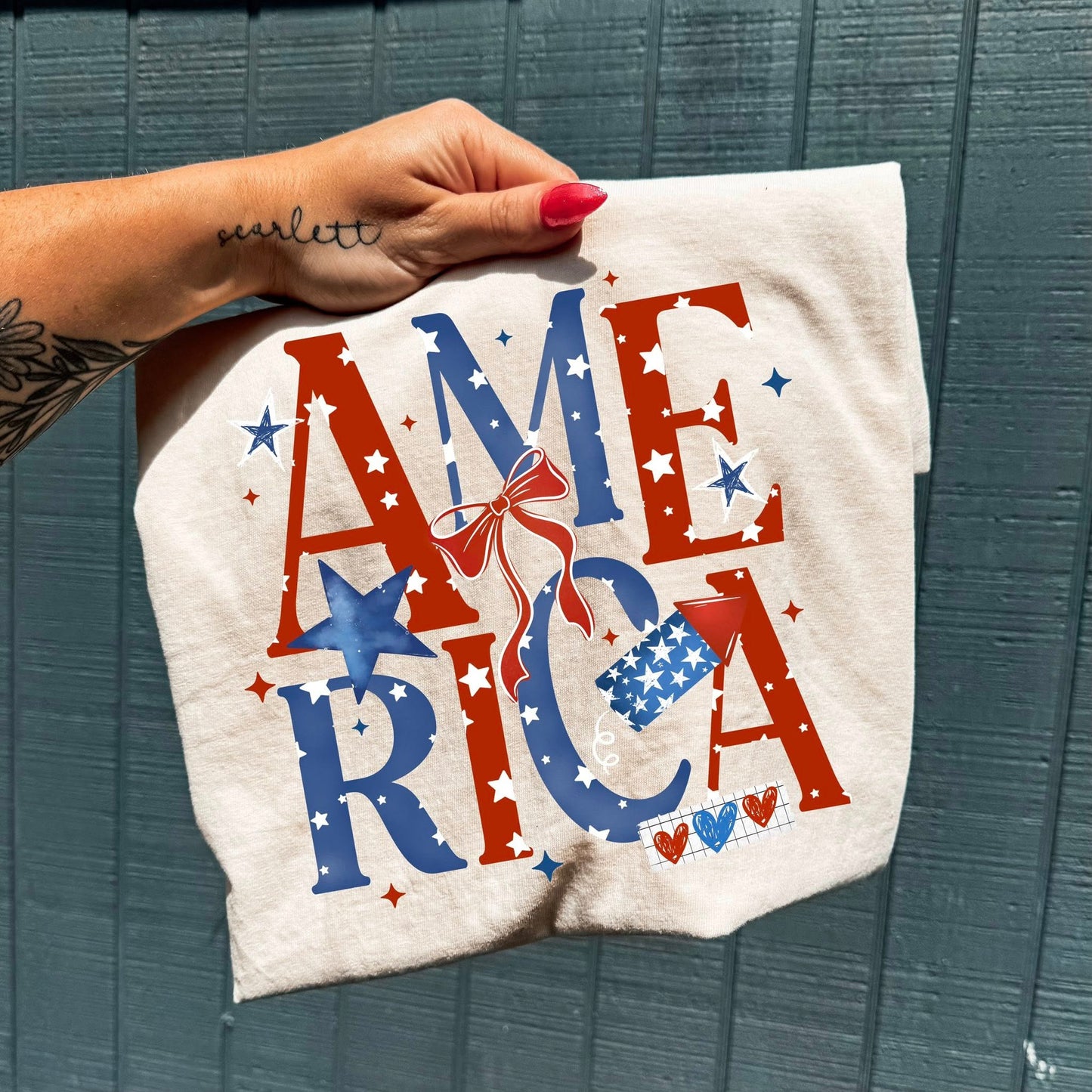 America Red and Blue 07760