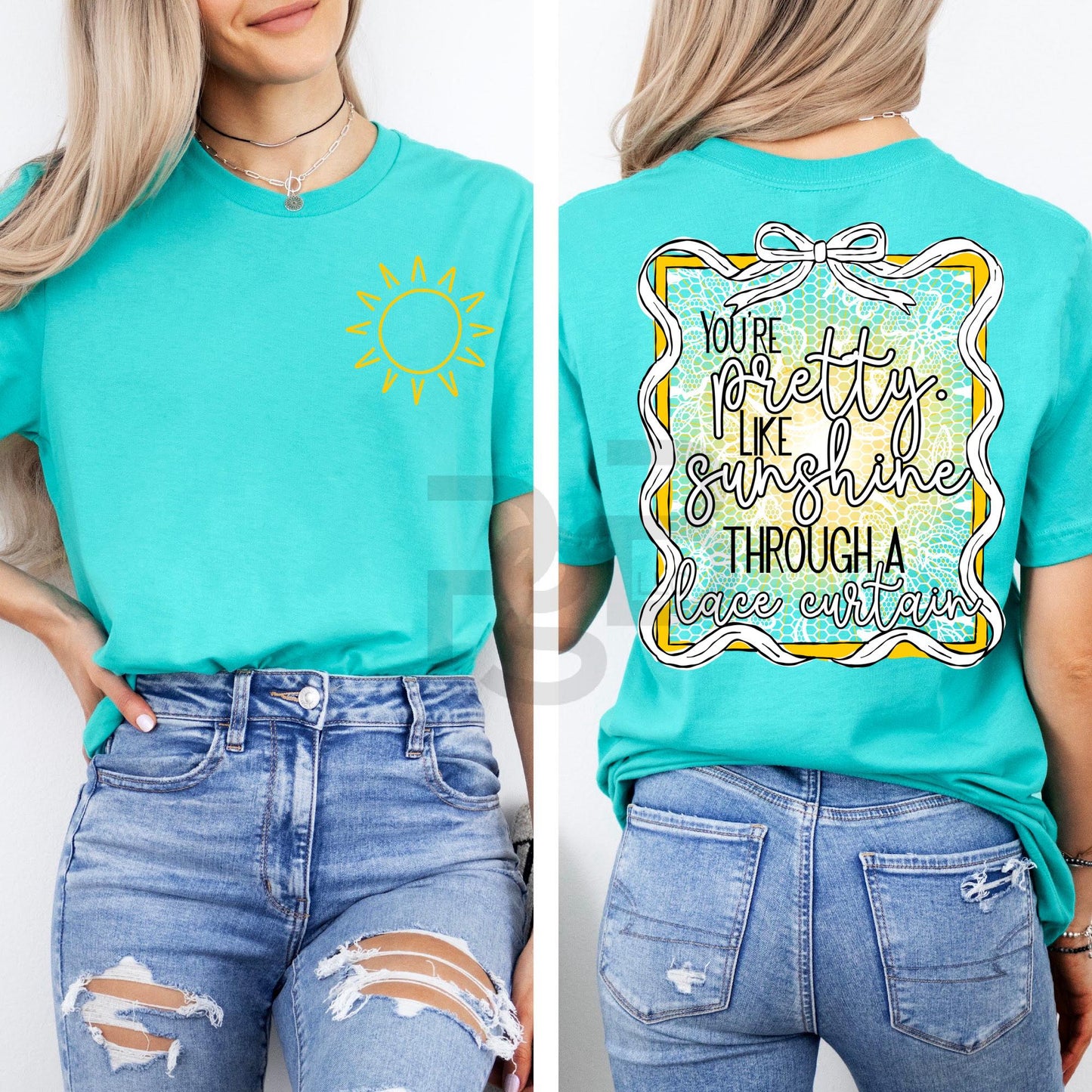 You're Pretty Like Sunshine Through a Lace Curtain (Pocket Included) 07914