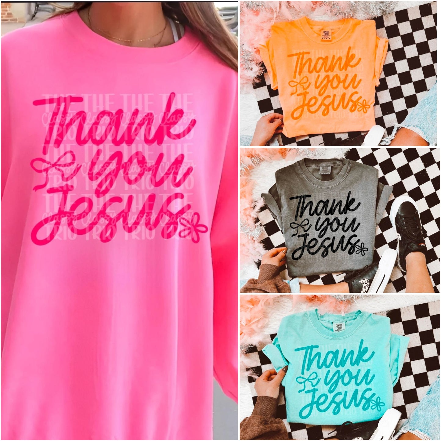 Thank You Jesus Color Dropdown (Choose Yours) 08040
