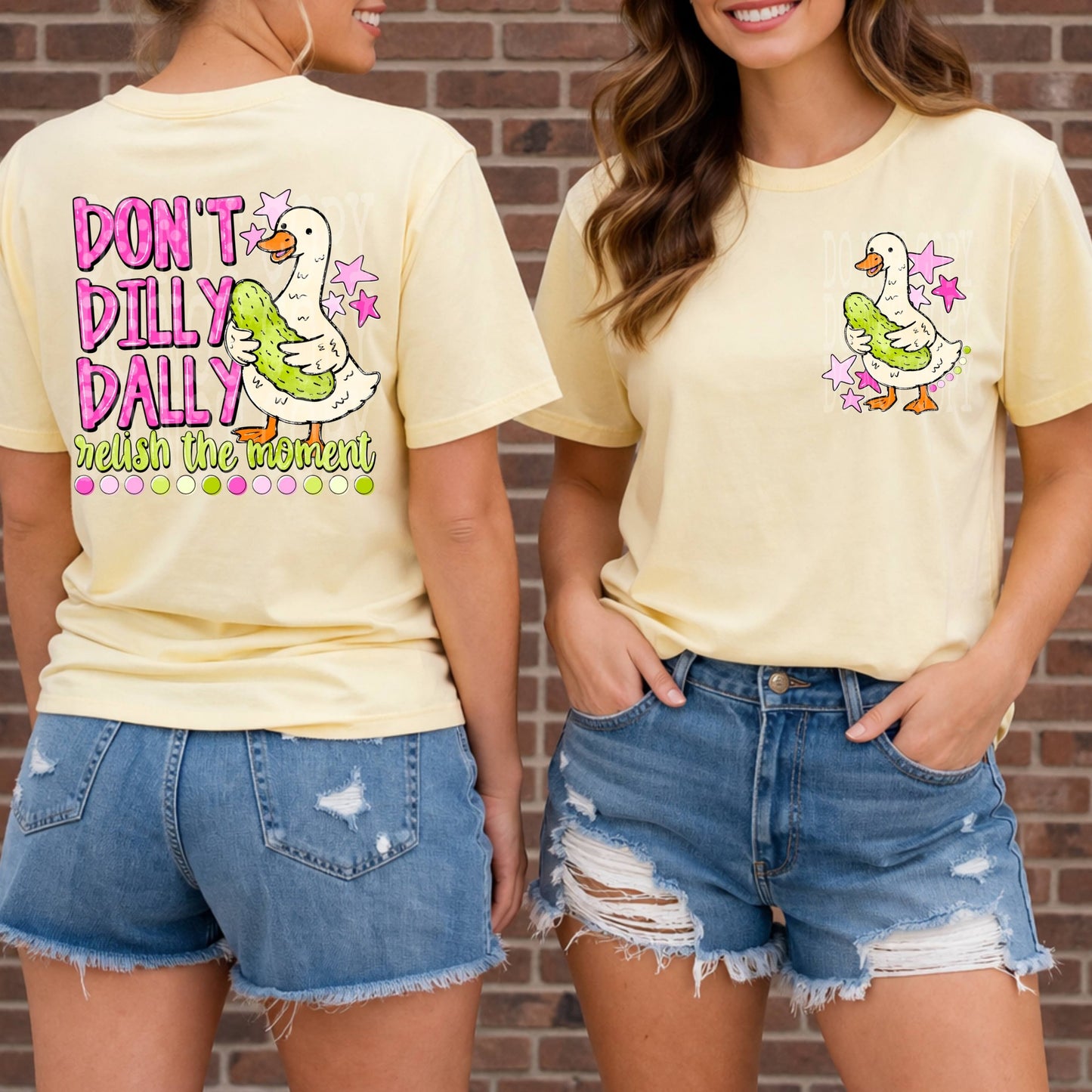 Don't Dilly Dally Relish the Moment (Pocket Included) 08139