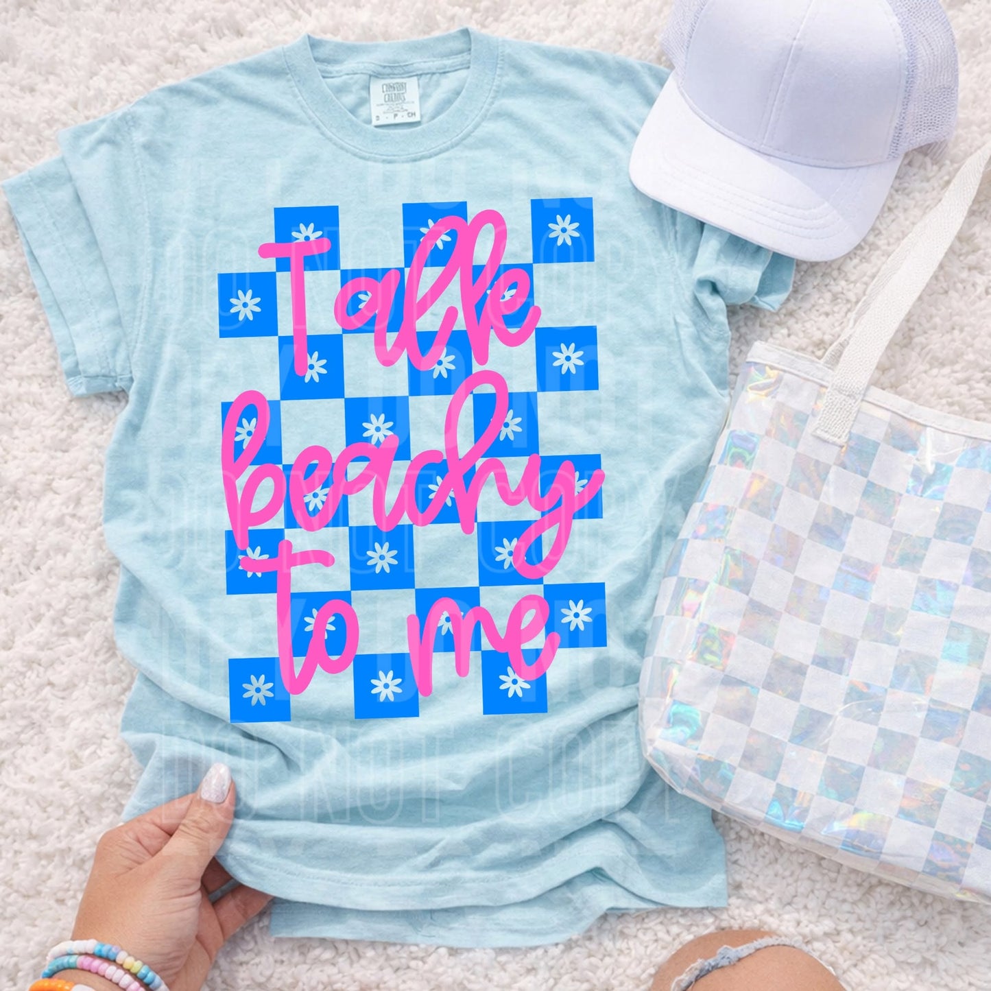 Talk Beachy to Me Checkered 08577