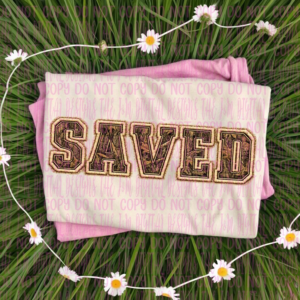 Saved Faux Camo Embroidery 08282