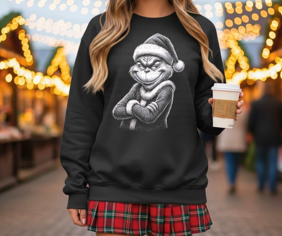 Grayscale Green Guy 07059