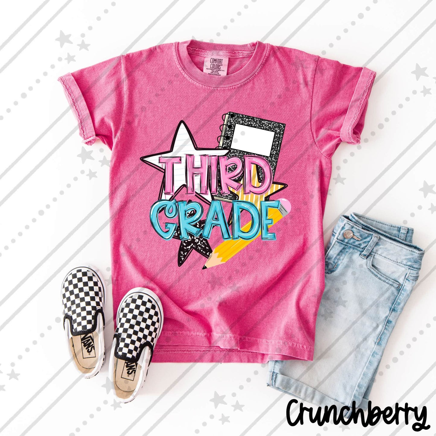 Girls Retro Grade Levels Composition (Choose Yours) 08673