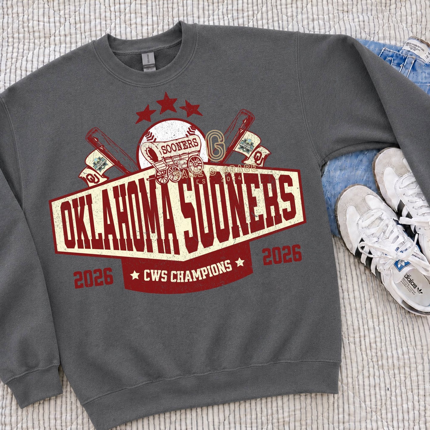 Oklahoma Sooners 2026 CWS Champions 08646