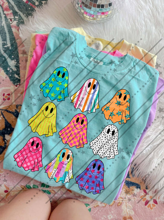 Preppy Ghost Grid Collage 08800