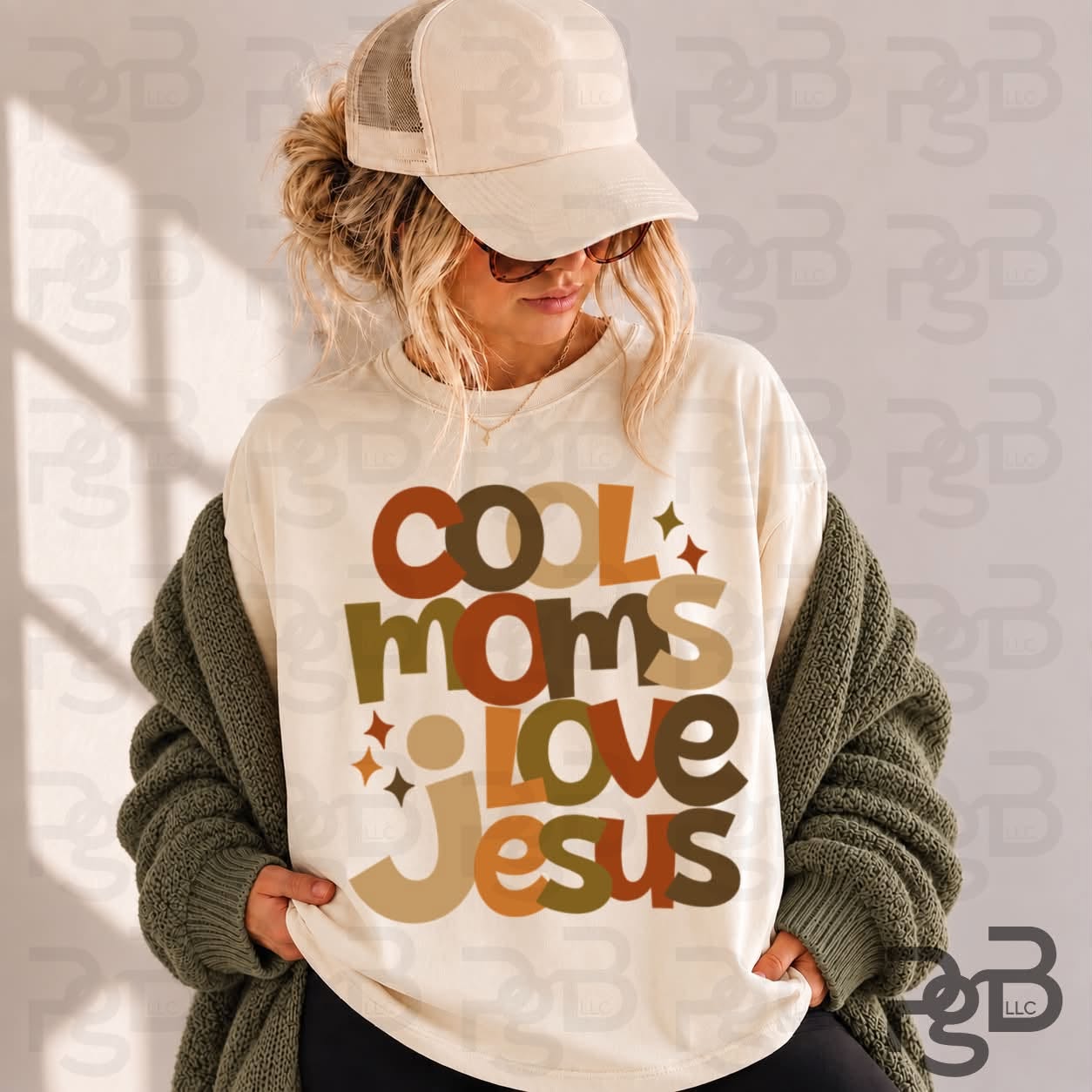 Cool Moms Love Jesus 09576