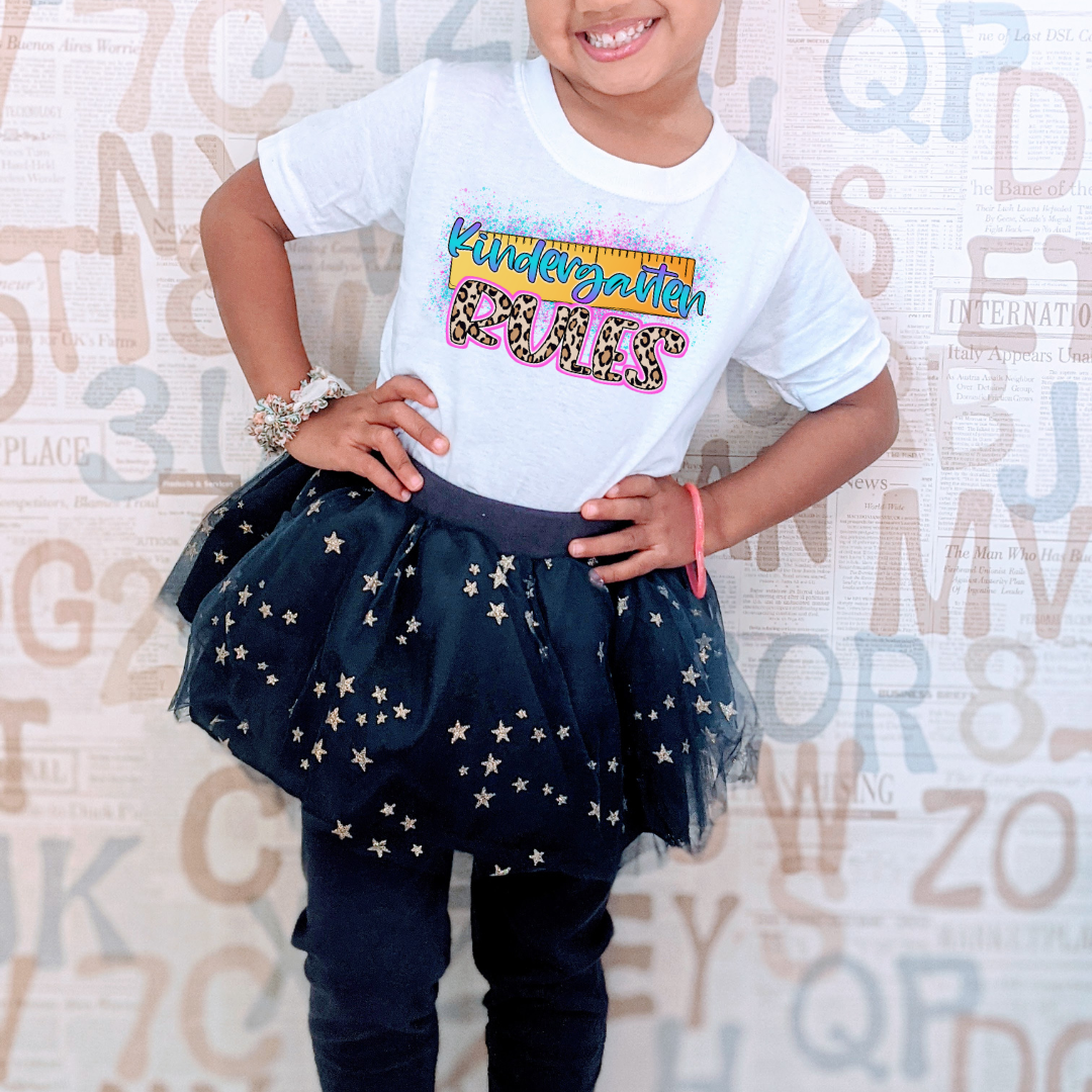 Kindergarten Rules DTF Transfer 06182