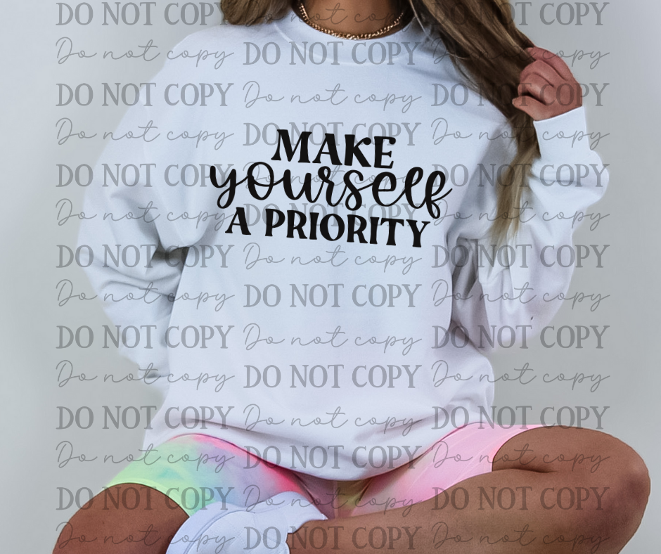 Make Yourself a Priority Black 06967