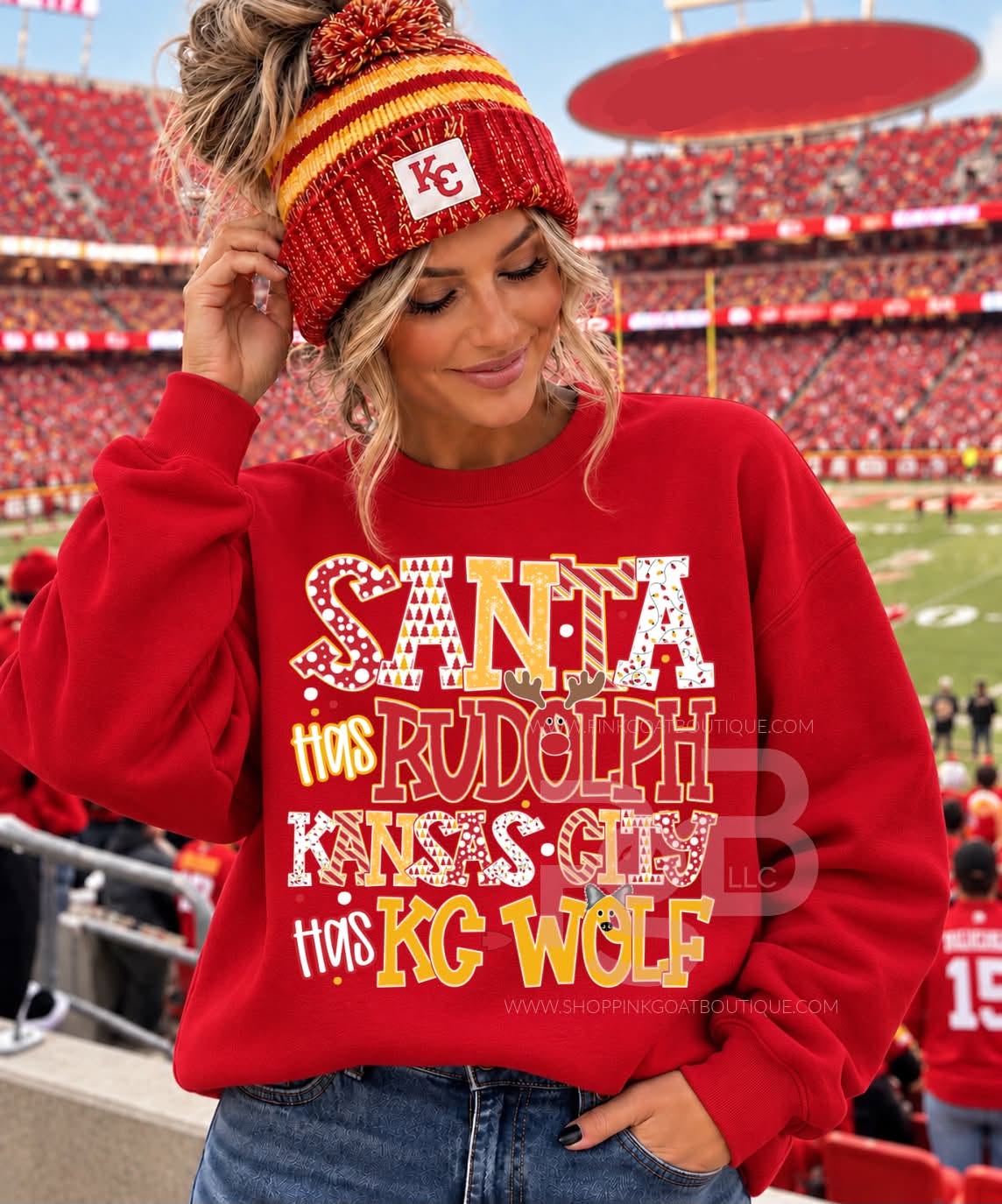 Santa Has Rudolph Kansas Has KC Wolf 09537