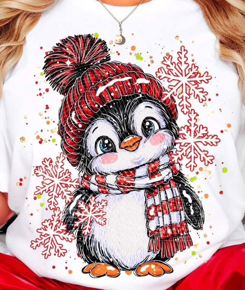 Christmas Penguin Snowflakes 09524