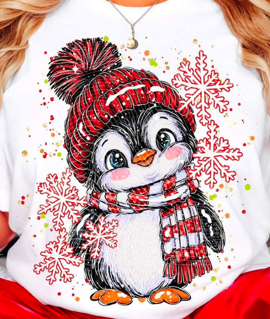 Christmas Penguin Snowflakes 09524