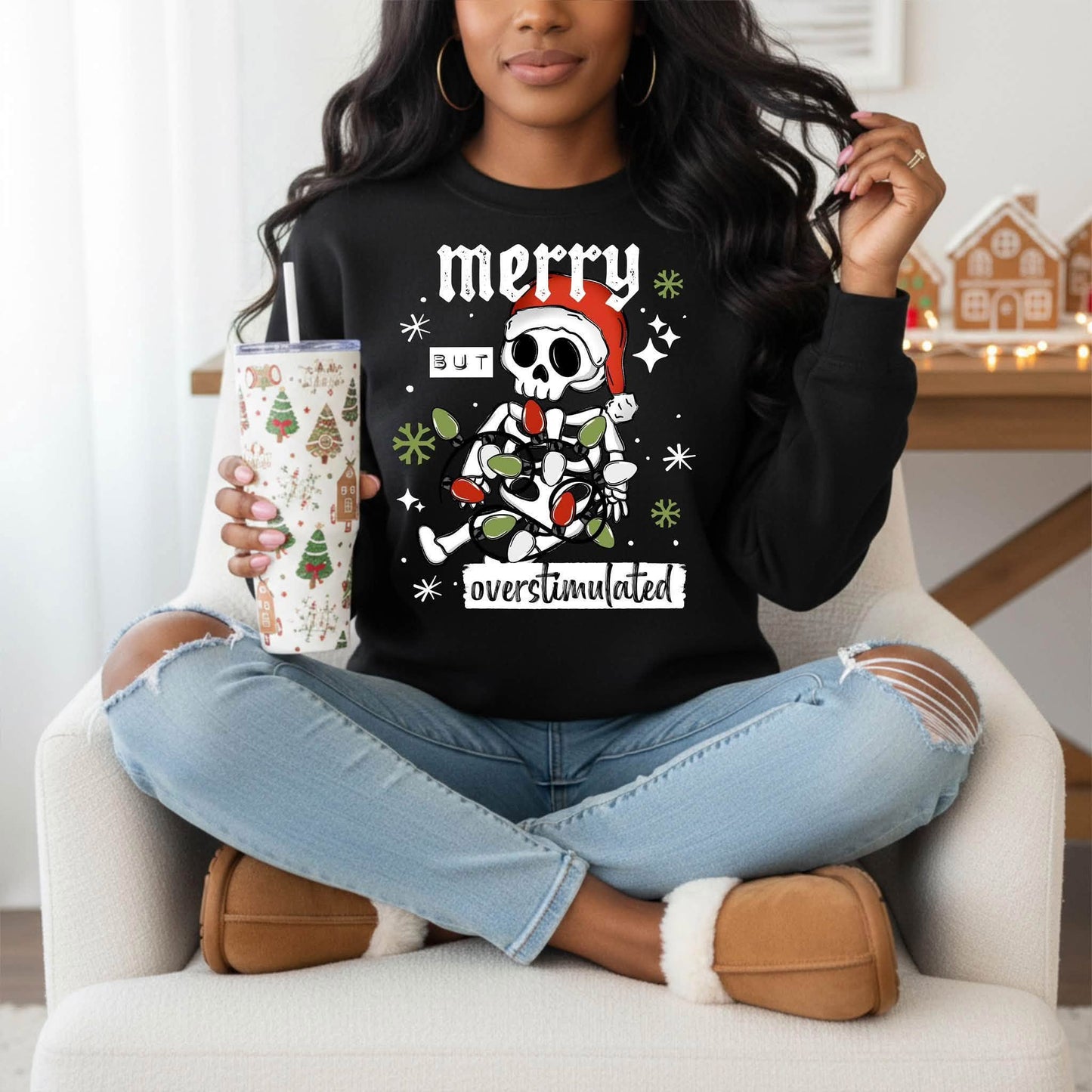 Merry But Overstimulated White 09685
