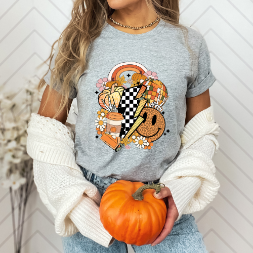 retro fall collage DTF Transfer 05875