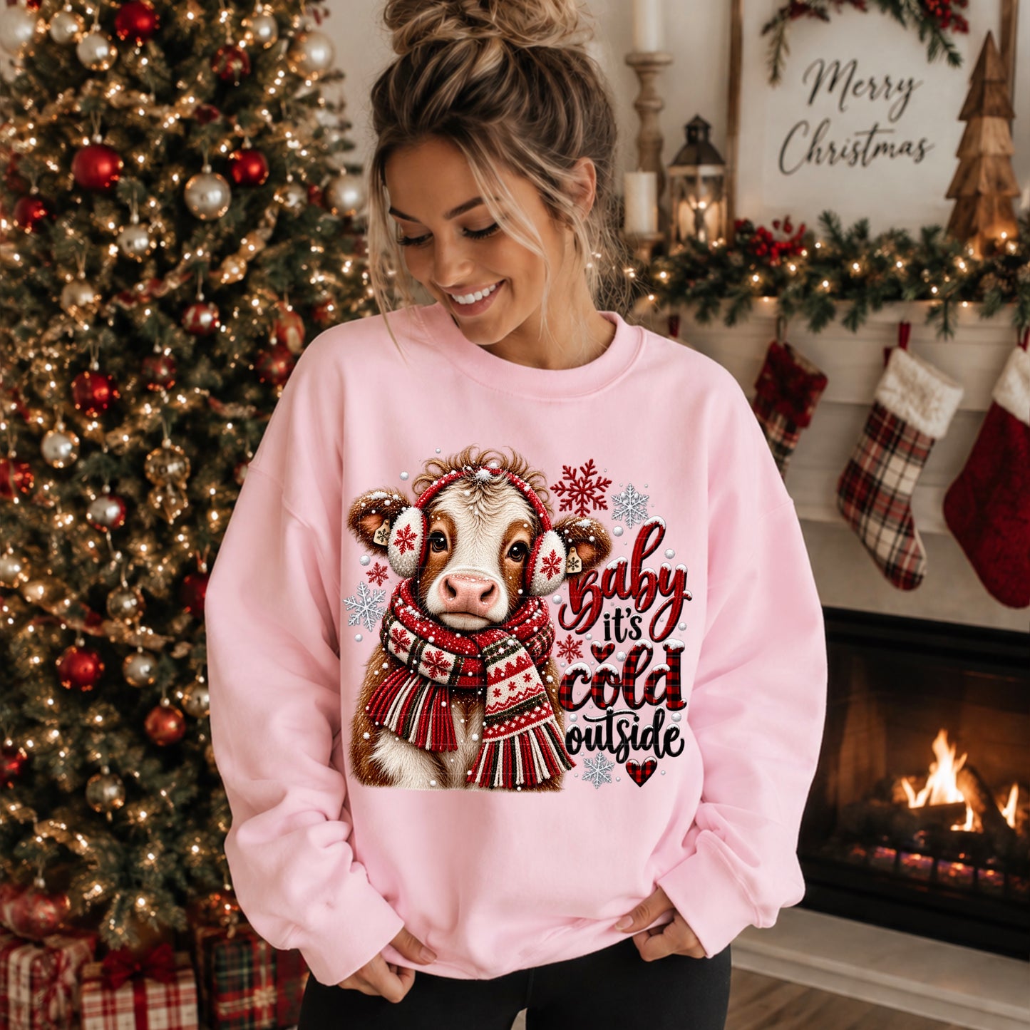 Baby It's Cold Outside Cow 09594