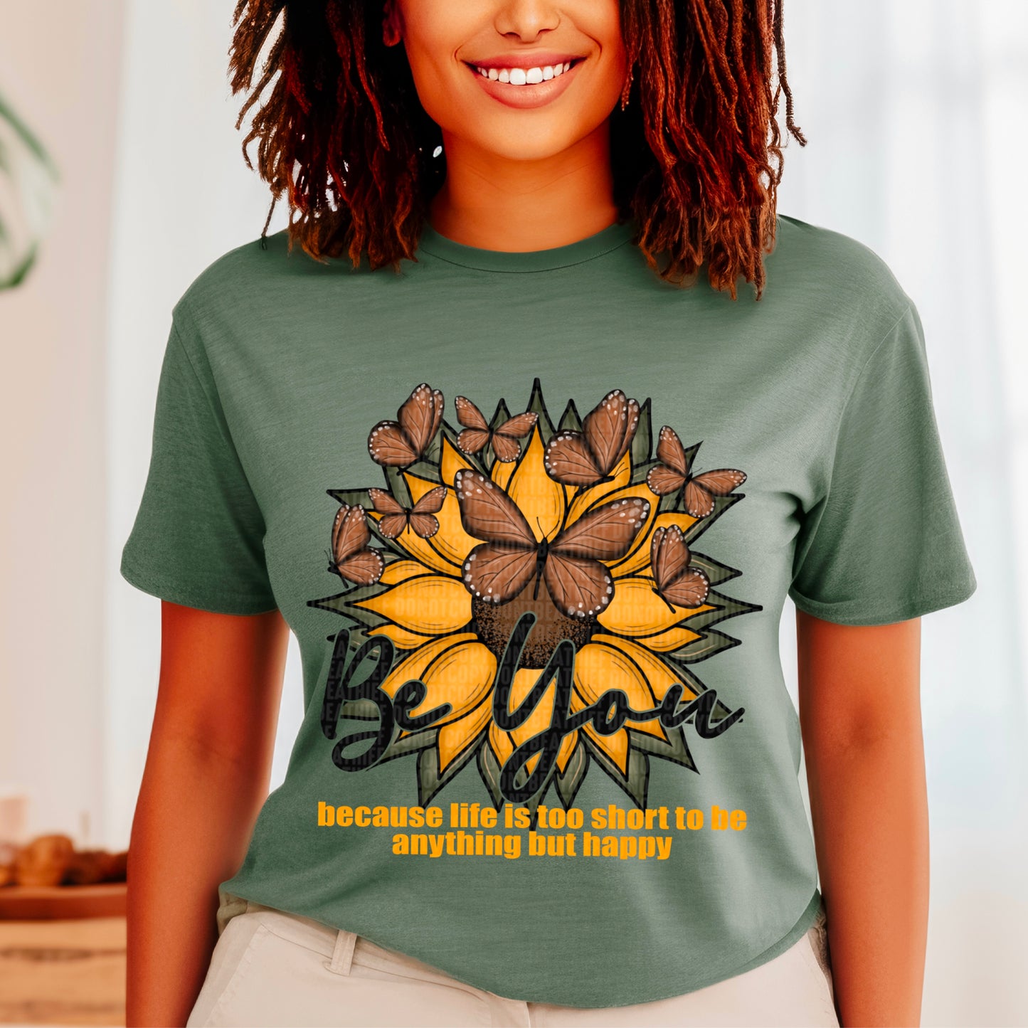 Be You Because Life Is Too Short Sunflower 04723