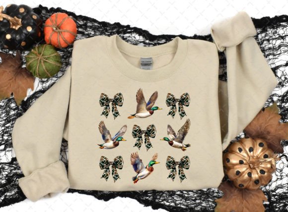 Camo Mallard Duck Coquette Collage 00973