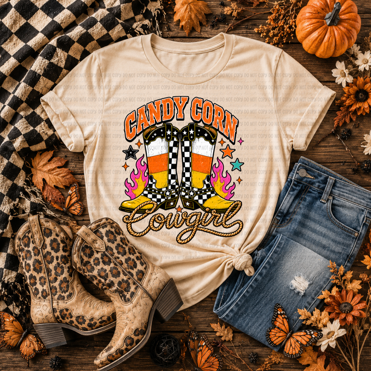 Candy Corn Cowgirl 09323