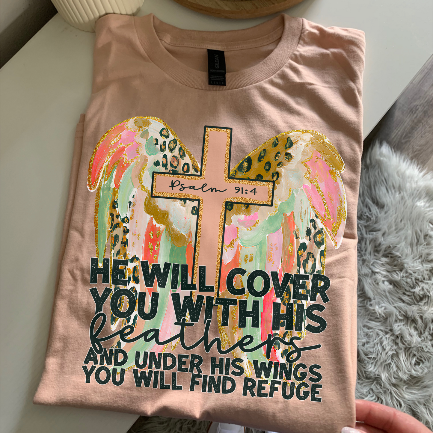 Cover You with His Feathers 07376