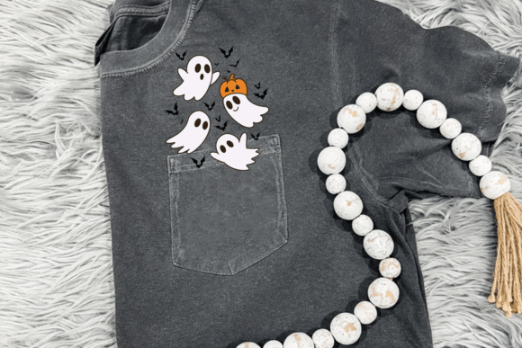 Cute Pumpkin Ghosts 01123