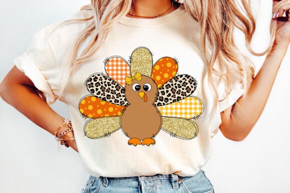 Faux Glitter Leopard Turkey 04520