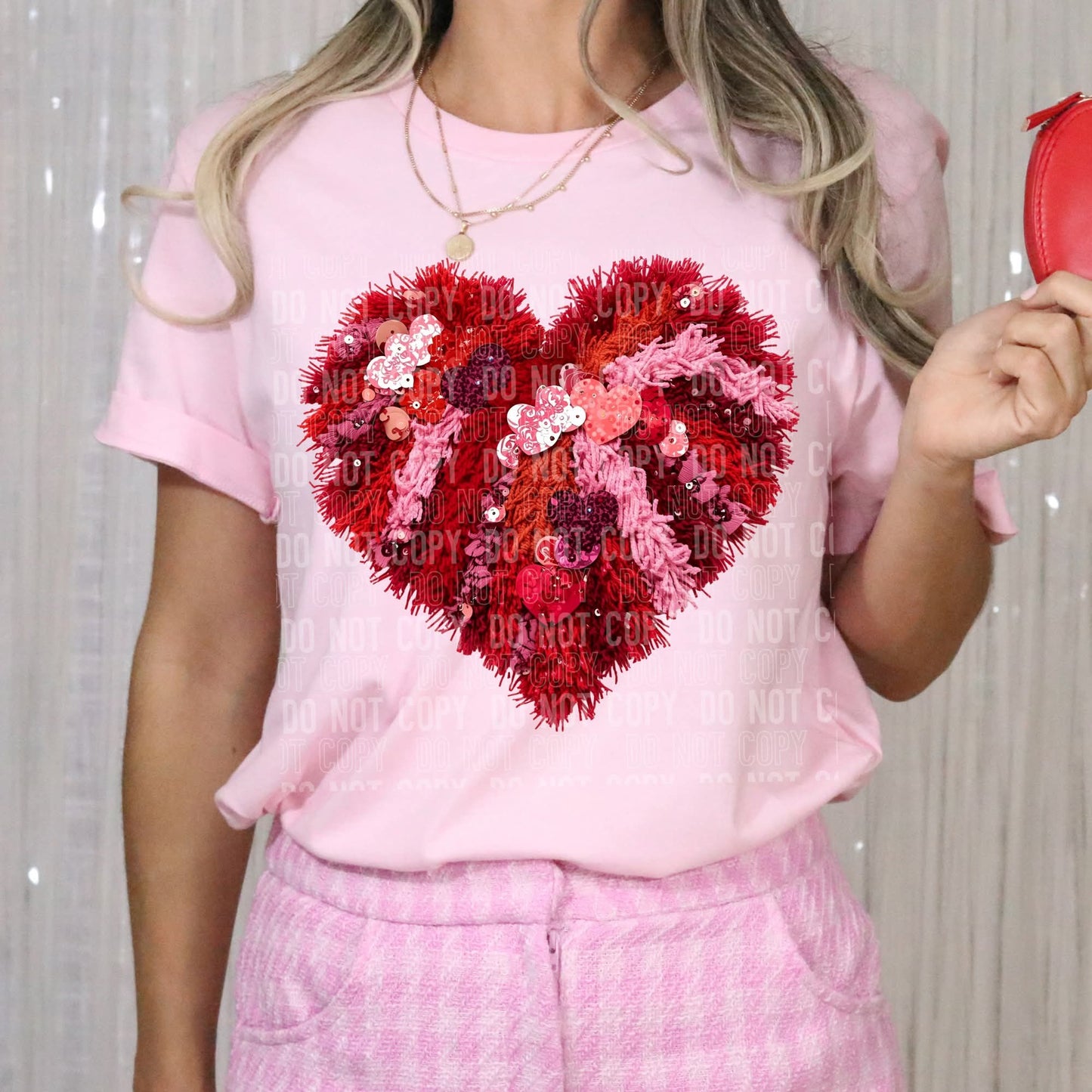 Red Heart Faux Yarn + Sequin 06789