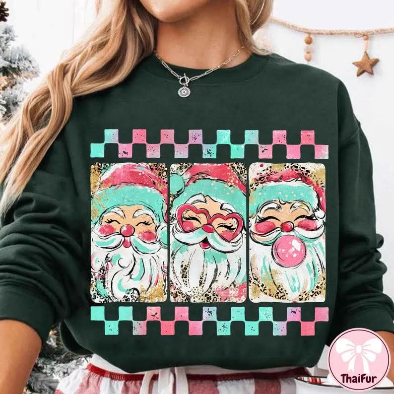 Santa Happy Heart Glasses Bubble Gum 06768