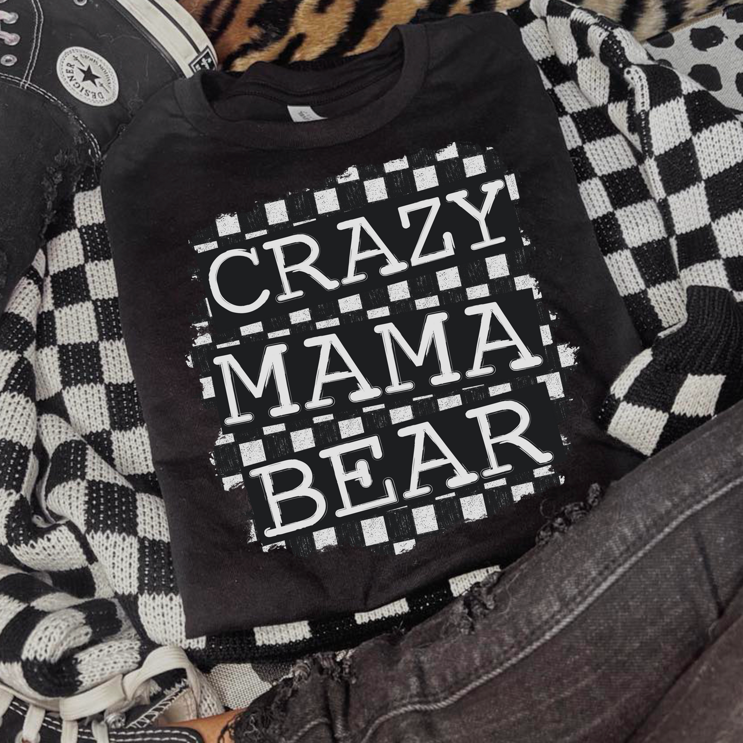 Crazy Mama Bear DTF Transfer 05302