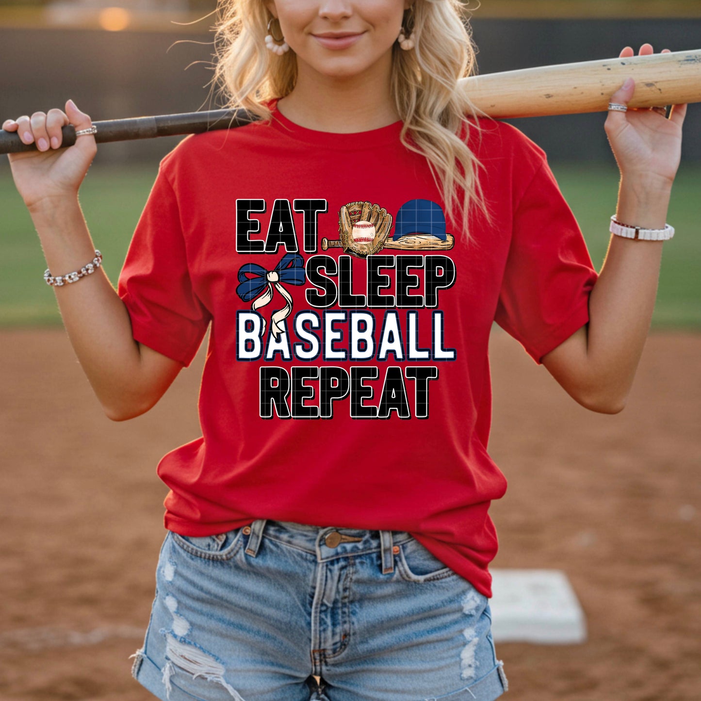 Eat Sleep Baseball Repeat 08147
