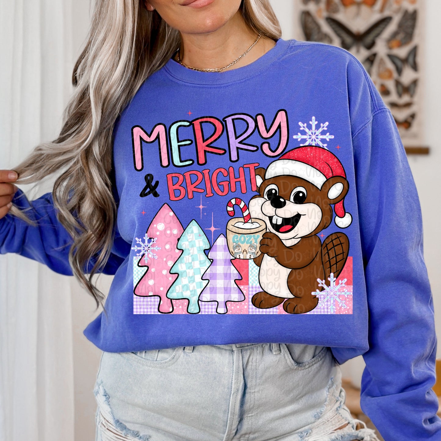 Merry Christmas Beaver 00579