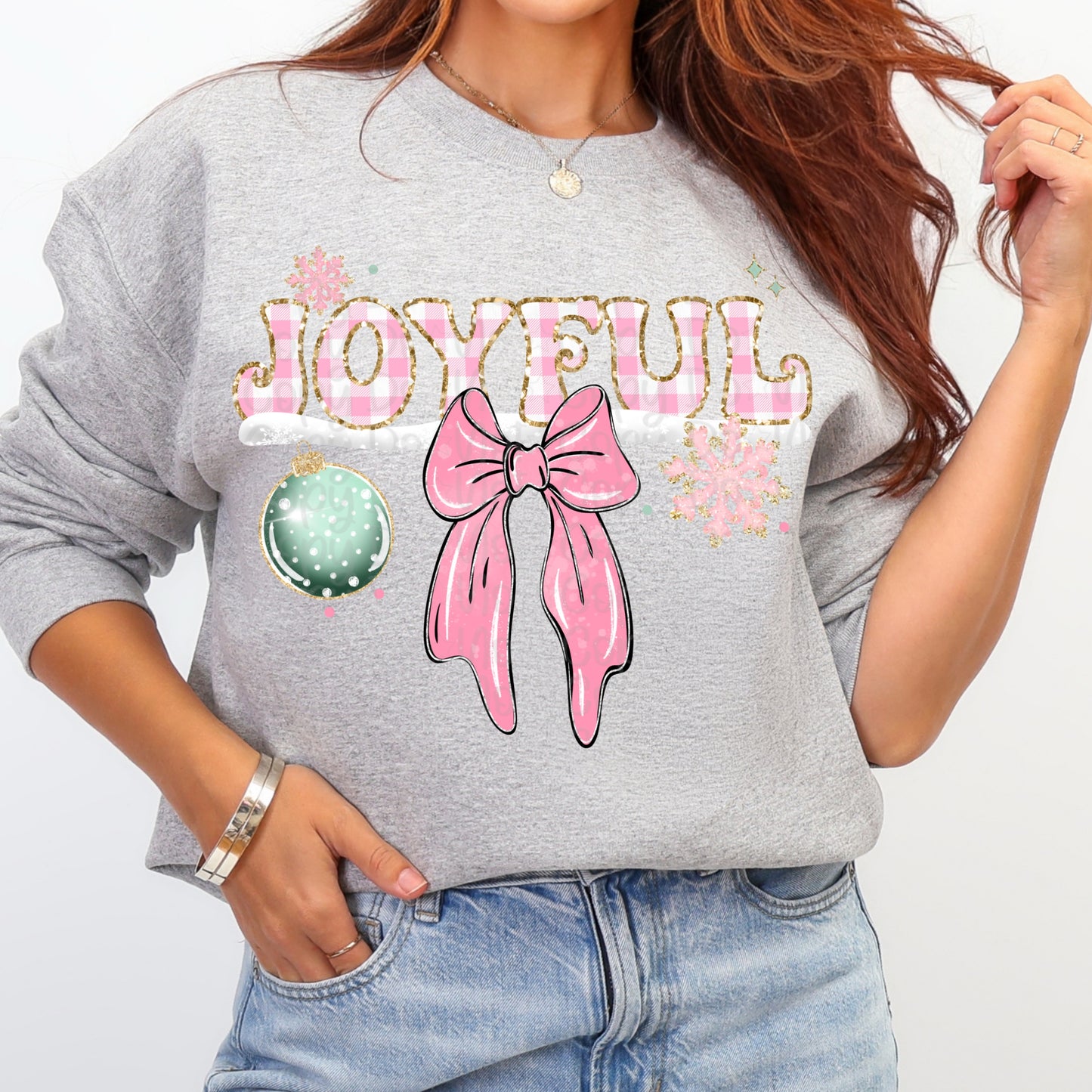 Christmas Joyful Coquette Pink 06684