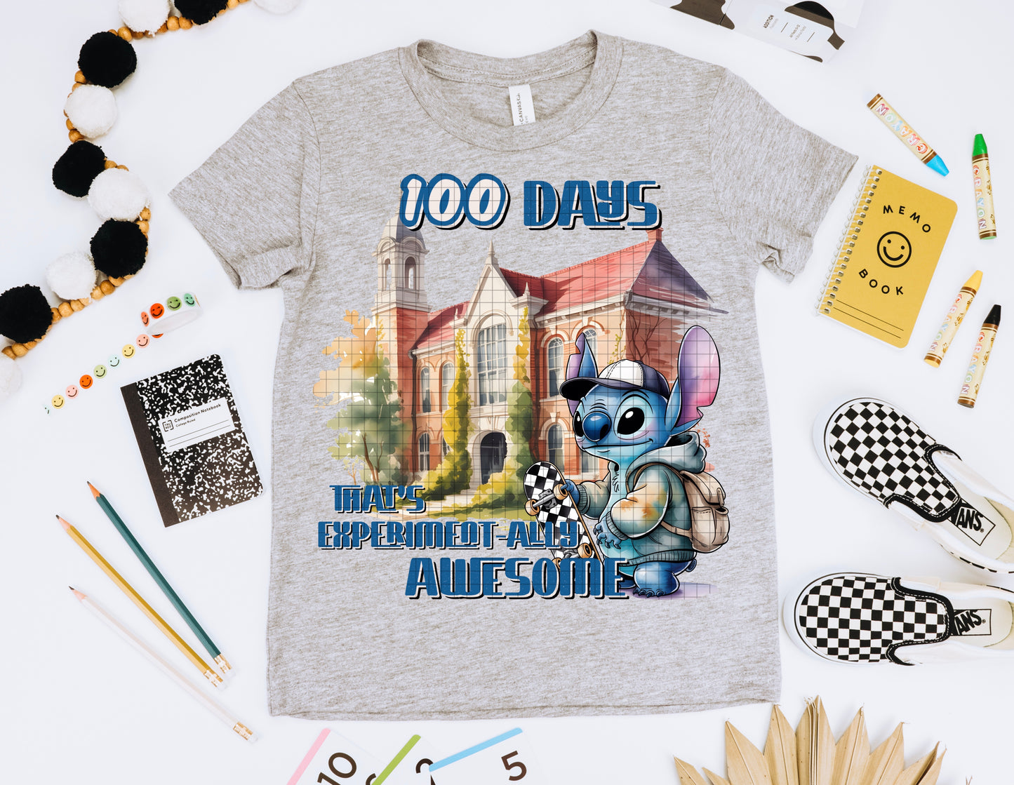 100 Days of School Stitch 07298