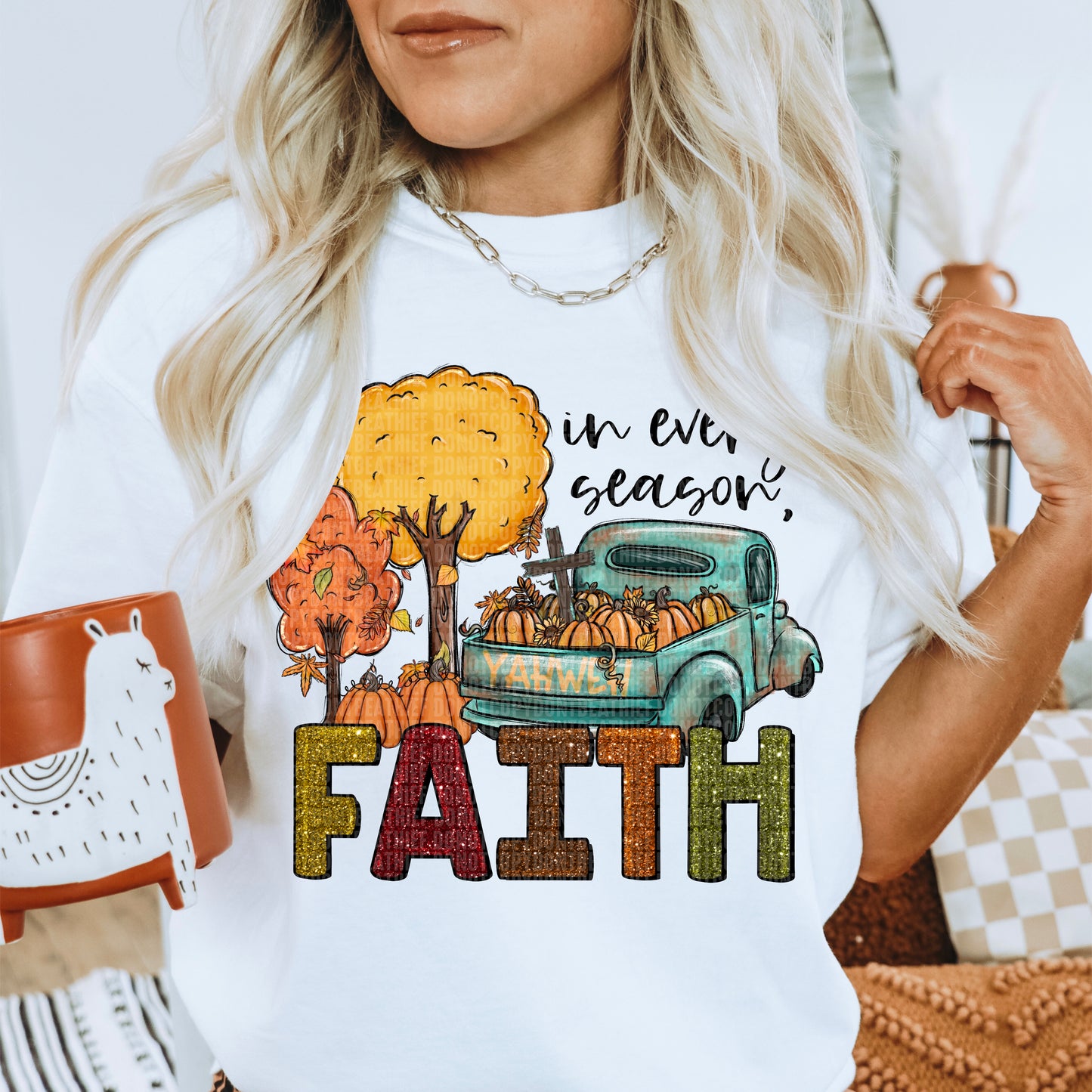 In Every Season Faith Faux Glitter 04684