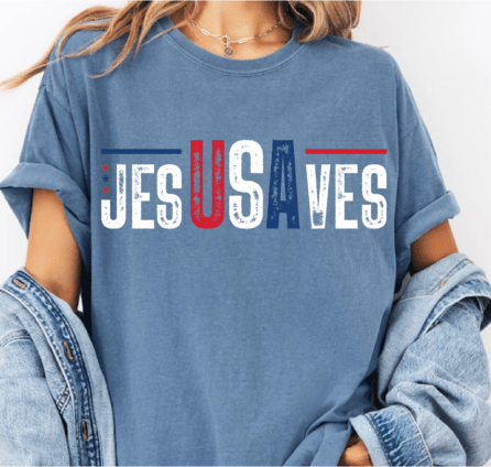 Jesus Saves USA 08390