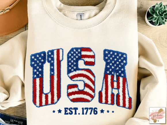 Faux Yarn USA Est. 1776 07673
